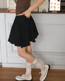 renka wrap button mini skirt