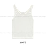 [U-BASIC] Boldy Brushed Crop Sleeveless