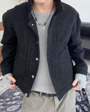 Kyle Washed Crop Trucker Jacket