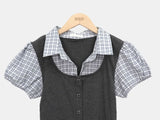Apue Layered Short Sleeve Blouse