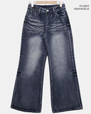 Kawil Washed Wide Denim Pants