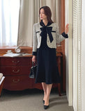 Ent Tweed Color Matching Short Jacket