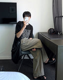 Summer Wide Baslock Banding Pants