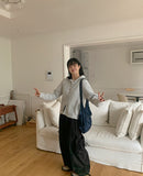 Lipan cable hood knit cardigan
