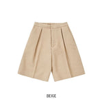 Bound Tweed Banded Bermuda Pants