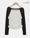 Been Color Matching Brushed Raglan T-shirt