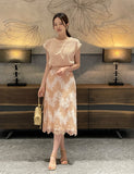 Tier H-line Banding Lace Skirt