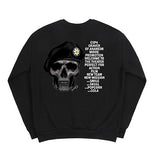 【Expend4bles X GRAVER】Back Skull Chart Sweatshirt