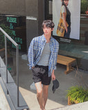 Caden Tartan Check Long Sleeve Shirt
