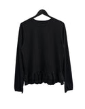 Rels Frill Loose Fit Long Sleeve T-shirt