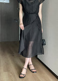 Forven Hanek Wrinkle Banding Wrap Long One Piece