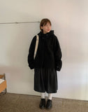 [Unisex] Kalten Check Color Matching Hood Coat Jacket