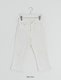 Harley Basic Slit Capri Pants