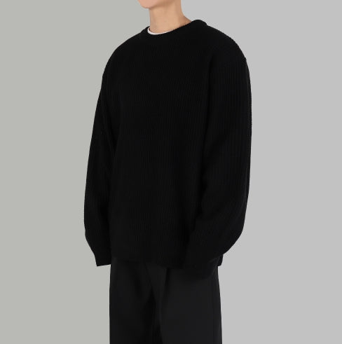 【SCENERITY】Enne round knit SCENERITY (シナリティ) - エヌラウンドニット / Enne round