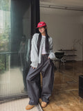 Diano raw balloon denim pants