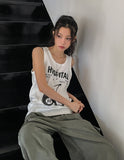 Cherry Print Loose Fit Sleeveless