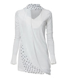 Layered Dot Scarf Long Sleeve
