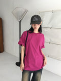 [UNISEX] Tiffen Daily Plain Oversized Fit Short-Sleeved T-shirt