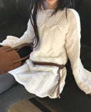 Hittite Suede Stitch Tote Shoulder Bag