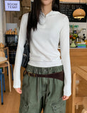 Lighty Half Zip-Up Slim Hoodie