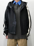 LINE HOOD LEATHER JP