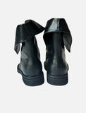 Open frame zip boots
