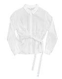 Eryl Wrap Shirt Blouse