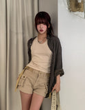 Radi Cotton Loose Fit Check Shirt