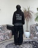 Nether Flag Crop Hood Zip-Up
