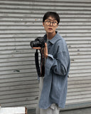 Ruff pattern striped shirt