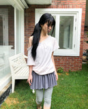 Peku One-Shoulder Short Sleeve T-shirt