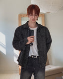 Ronent Tweed Wool Shirt Jacket