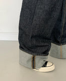 Enshio Rollup Raw Denim Pants
