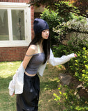 Earf Wave Shirred Nylon Pants