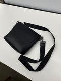 Mat black cross bag