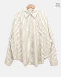 Wayu Stripe Two-Way Shirt