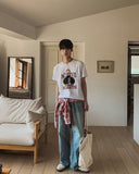 Bard Brush Washed Denim Pants