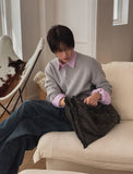 Block Haji Round Pocket Cardigan