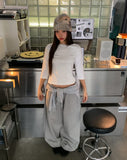Nuzz Pintuck Belted Balloon Sweatpants