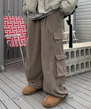 Corduroy Double Cargo Pants