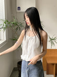 Dreamer Summer See-Through Punching Embroidered Scarf