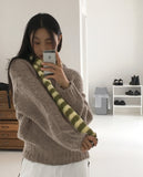 Sobel Pogeun Alpaca Loose Fit Hoodie Knitwear