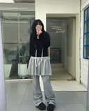 [A/M] Minz Slim Fit Bootcut Training Pants