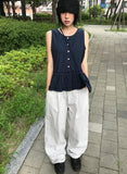 [BAG SET] DOT FRILL SLEEVELESS
