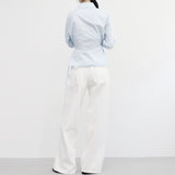 Maris Back Button Strap Pants