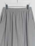 Huo Nylon Balloon Flare Banding Long Skirt