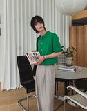 Biel Summer Linen Collar Half Cardigan