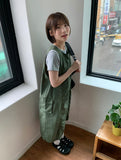 Hiken Nylon Cargo Long One Piece