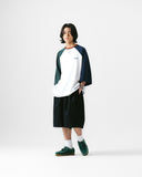[AG] Color Block Raglan 7 Sleeve