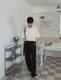 Noel Pintuck Ankle Adjust Slacks